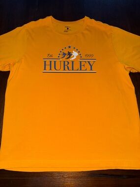 Hurley Yellow Graphic T-Shirt XL